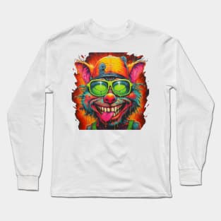 Rat Fink colorful art Long Sleeve T-Shirt